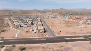 An aerial view of the 29th Avenue project in the Phoenix area, captured by Reconn Services.