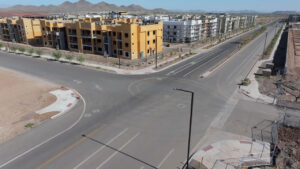 The 29th Avenue Project in Phoenix, aerial view captured by Reconn Services.