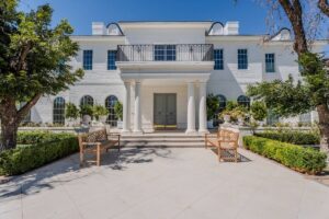 Exterior drone real estate photography for a property on Ivy Lane in the Phoenix area.